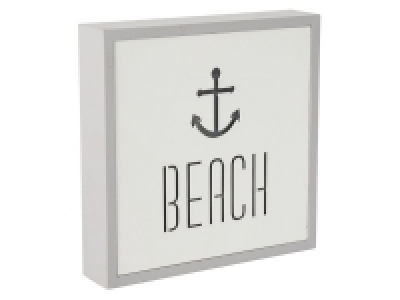 Pureday LED-Leuchtschild »Beach«, batteriebetrieben