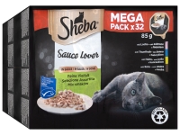 Lidl Sheba Sheba Mega Pack Sauce Lover in Sauce Feine Vielfalt, 32 x 85g