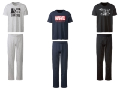 Herren Pyjama mit Print, Single-Jersey-Qualität 14.99 €