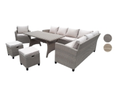 Lidl Bellavista Home & Garden® bellavista - Home & Garden® Dining-Lounge »Madeira«, mit Ablagefläche