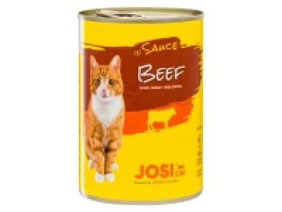 JosiCat Katzennassnahrung Rind in Sauce