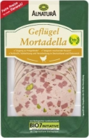 Geflügel-Mortadella mit Pistazien 1.99 €