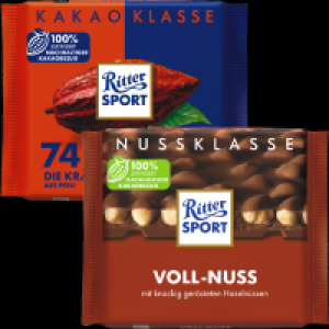 Ritter Sport Schokolade Nuss- oder Kakao-Klasse 0.99 €