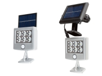 Angebot Lidl LIVARNO home Strahler LED Solar, mit Bewegungsmelder