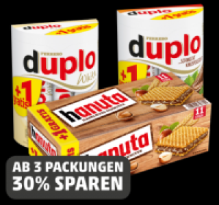 FERRERO Duplo, Duplo White oder Hanuta 1.81 €