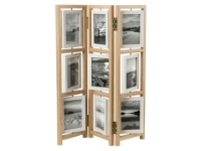 Pureday Bilderrahmen-Paravent, für 18 Bilder, aus Holz 89.99 €