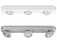 Lidl Livarno Home LIVARNO home LED-Unterbauleuchte, schwenkbare Spots, mit Klebepads