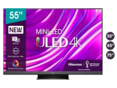 Hisense Fernseher »U8HQ« 4K Mini LED ULED 4K Smart TV 909.00 €