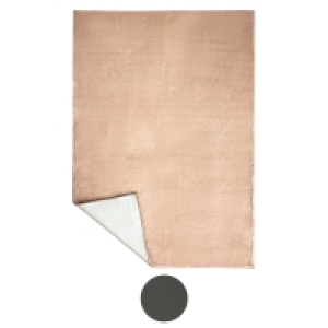 TUKAN Teppich in Felloptik 120 x 170 cm