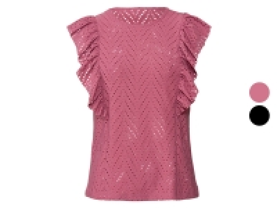 esmara® Damen Top mit eleganter Lochstickerei 6.39 €