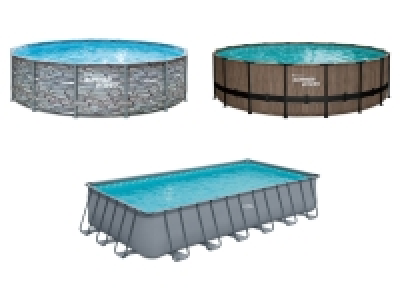 Lidl Summer Waves Summer Waves Elite Pool mit Metallrahmen