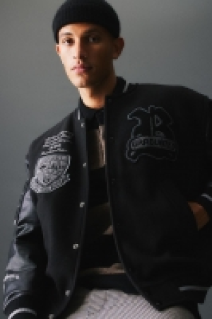 HM  Baseballjacke aus Wollmix