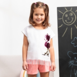 Mädchen-T-Shirt mit Wendepailletten 5.99 €