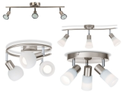 Lidl Livarno Home LIVARNO home LED Deckenleuchte, warmweiß, chrom