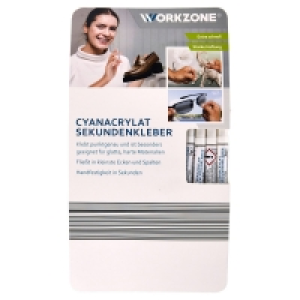 Aldi Süd  WORKZONE Reparaturkleber 20 g