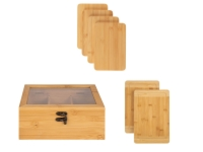 ERNESTO® Schneidebrett Bambus 2er / Schneidebrett 4er / Teebox 5.99 €