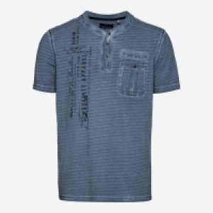 NKD  Herren-T-Shirt in Oil-Washed-Optik