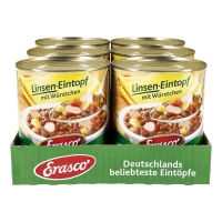 Netto  Erasco Linsen-Eintopf mit Würstchen 800 g, 6er Pack