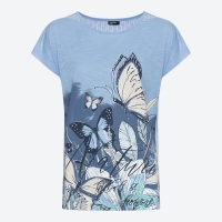 NKD  Damen-T-Shirt mit Schmetterlings-Frontaufdruck