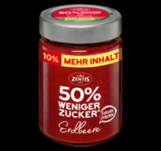 Penny  ZENTIS 50% weniger Zucker Fruchtaufstrich