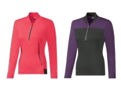CRIVIT Damen Thermo-Fahrradshirt mit reflektierenden Details