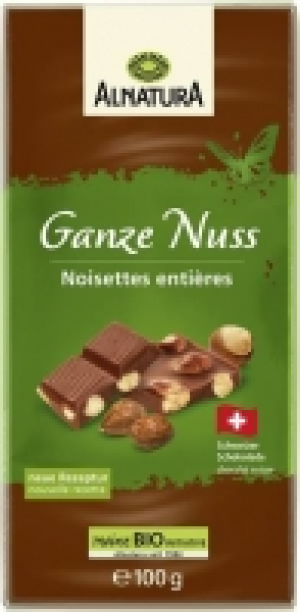 Schokolade Ganze Nuss Vollmilch 1.69 €