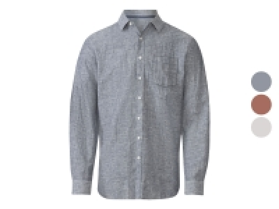 Lidl Livergy® LIVERGY® Herren Hemd, gerade geschnitten mit abgerundetem Saum