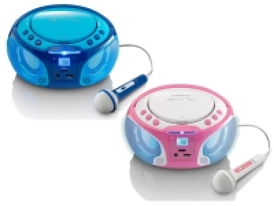 Lenco CD Player mit Karaoke Stereo Anlage SCD-650