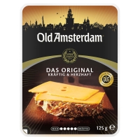 Aldi Süd  OLD AMSTERDAM Käse-Scheiben 125 g