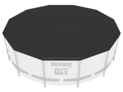 Bestway Flowclear(TM) PVC-Abdeckplane, rund