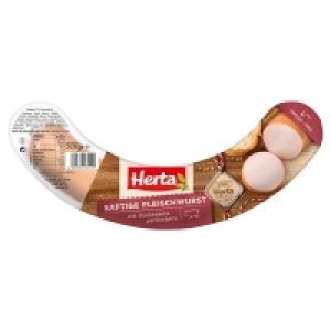 Aldi Süd  HERTA Saftige Fleischwurst 500 g