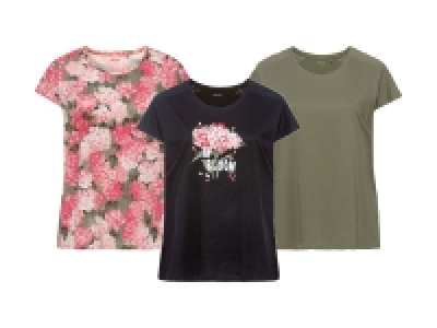 Lidl Esmara® esmara® Damen T-Shirt, leger geschnitten, mit überschnittener Schulter