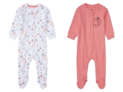 lupilu® Baby Mädchen Schlafoverall aus reiner Bio-Baumwolle