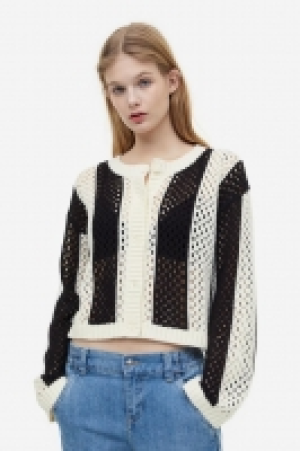HM  Cardigan in Ajourstrick