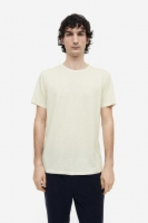 HM  T-Shirt aus Leinenmix Regular Fit