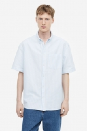 HM  Oxfordhemd mit Kurzarm Relaxed Fit
