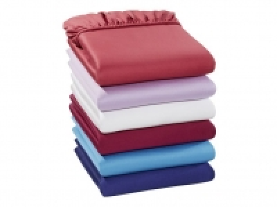 MERADISO® Satin-Spannbettlaken, 90-100 x 200 cm