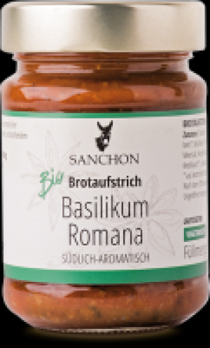 Ebl Naturkost  Sanchon Mediterraner Aufstrich Basilikum-Romana