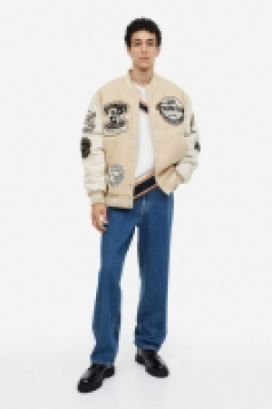 HM  Baseballjacke in Loose Fit