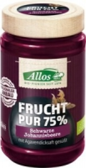 Alnatura Allos Frucht Pur Schwarze Johannisbeere