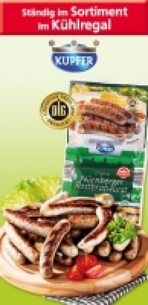 Original Nürnberger Rostbratwurst 2.15 €
