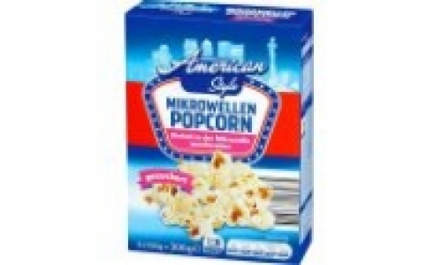 American Style Mikrowellen Popcorn 0.99 €
