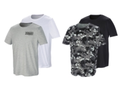 Lidl Parkside® PARKSIDE® Herren T-Shirt, 2 Stück, körpernah geschnitten