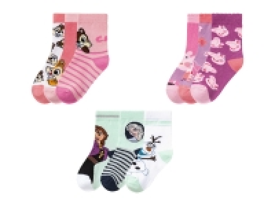 Lidl  Kleinkinder Mädchen Socken, 3 Paar, mit Baumwolle
