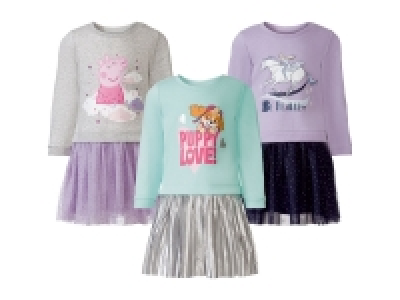 Lidl  Mädchen Kinder / Kleinkinder Kleid mit Glitzereffekt