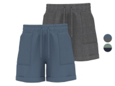Lidl Lupilu® lupilu® Kleinkinder Shorts, 2 Stück, mit hohem Bio-Baumwollanteil