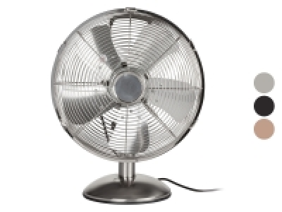 Lidl Silvercrest® SILVERCREST® Tischventilator Metall 30cm »STVM 30 B2«