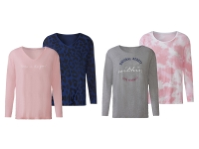 esmara® Damen Langarmshirts, 2 Stück, leger geschnitten 9.99 €