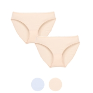 BLUE MOTION Damen Komfort-Slips, 2er-Packung