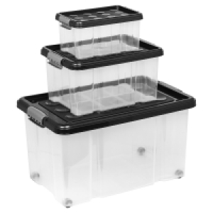 EASY HOME Stapelboxen-Set, 3er-Set